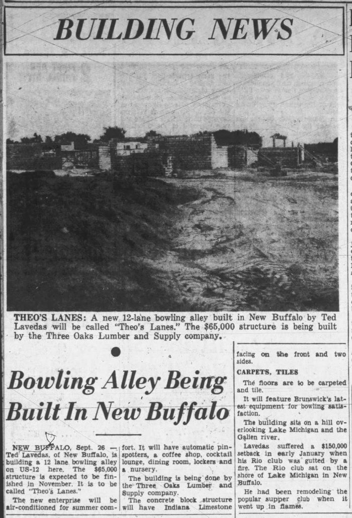 Theos Lanes (Diamond Bowl) - Sat Sep 26 1959 Opening (newer photo)